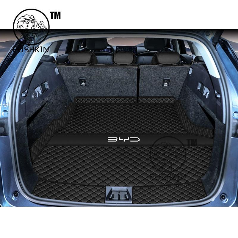 For BYD Seal 6 C6 DMI Touring 2025 2026 Car Boot Mat Rear Trunk Liner Cargo Leather Floor Carpet Tray Protector Accessories Mats
