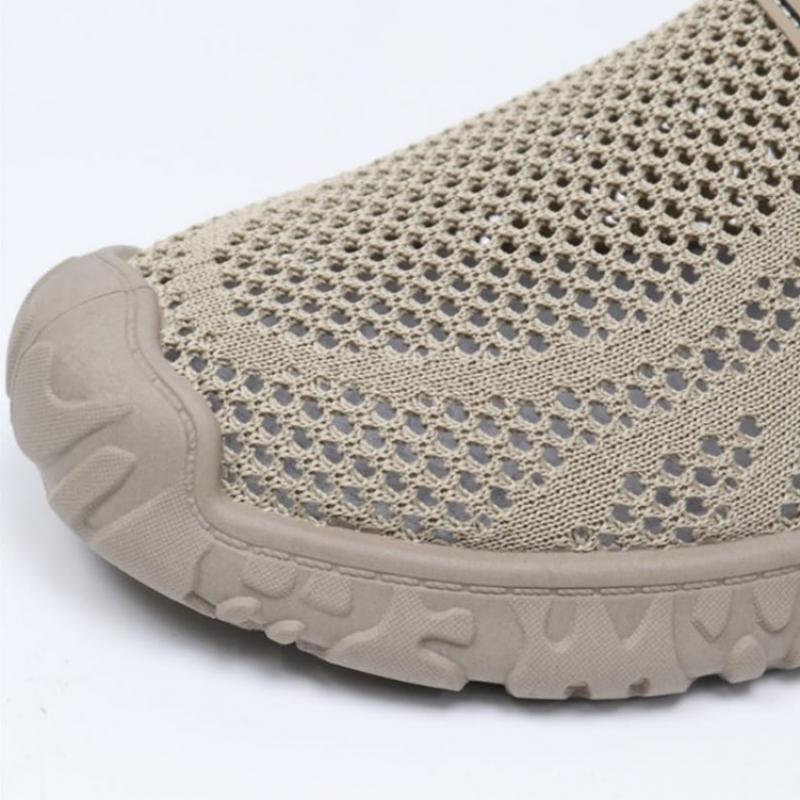 Melting Brown Men Summer Slip On Mesh Sneakers