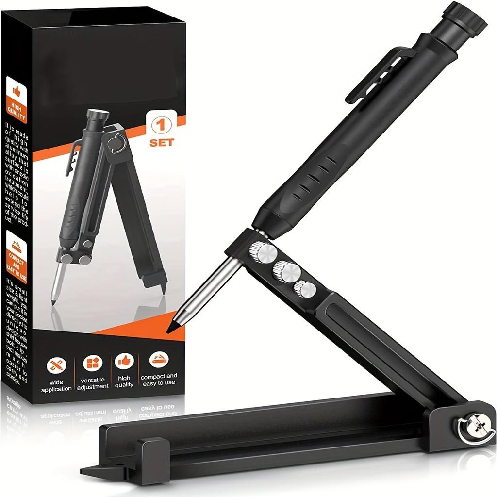 Многофункциональный разметочный инструмент Портативный пластиковый инструмент для глубоких отверстий Сделай сам Деревообрабатывающий разметочный калибр Разметочный инструмент Маркер линии Измерительный инструмент