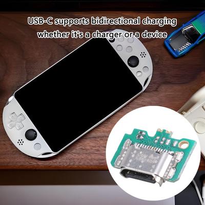 Модернизация вашей игровой консоли портом USB C, подходящим для PSV2000. Эффективная зарядка и различные подключения. Наслаждайтесь удобством.