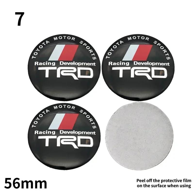 Car styling 56mm 64mm Car Tyre Wheel Center Hub Cap Badge sticker For Toyota C-hr Prado Rav4 Yaris Hilux Prius Corolla Camry