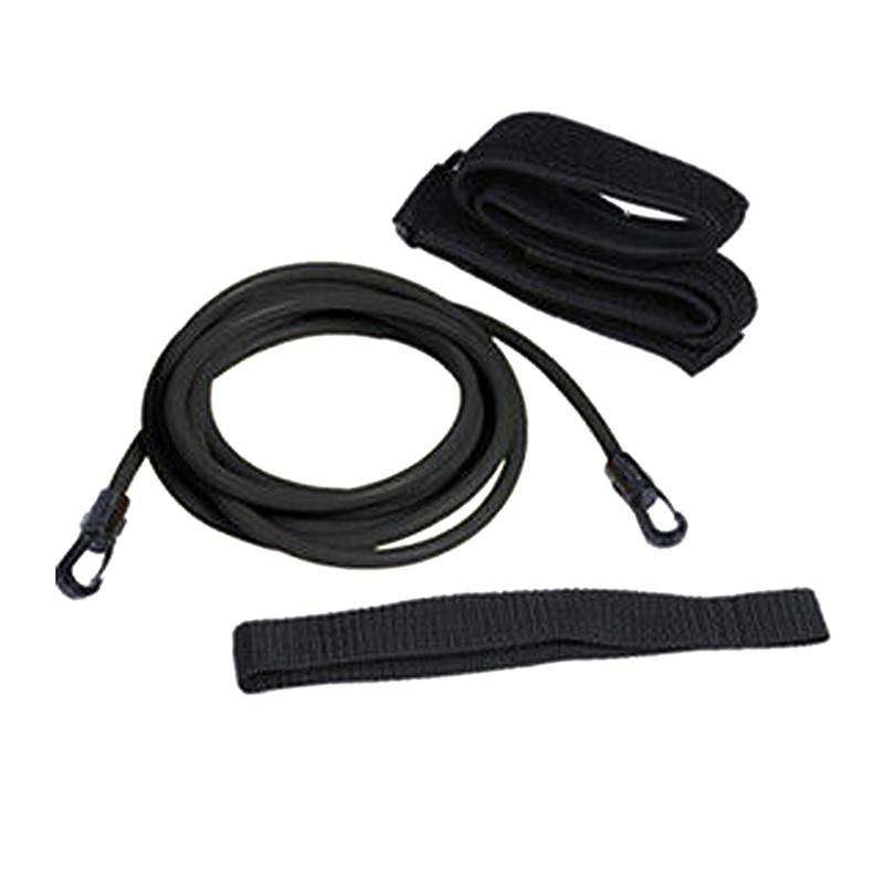 Регулируемое сопротивление для тренировок в плавании, ремень безопасности для плавания, эластичная веревочная лента, 3/4 м