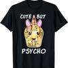 Cute But Psycho Hocky Mask Unicorn for Halloween T-Shirt