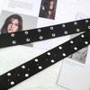 Металлическая пряжка на заклепках Пояс на талию Девочка Женский Крутой Винтажный Панк Стиль Поясная лента