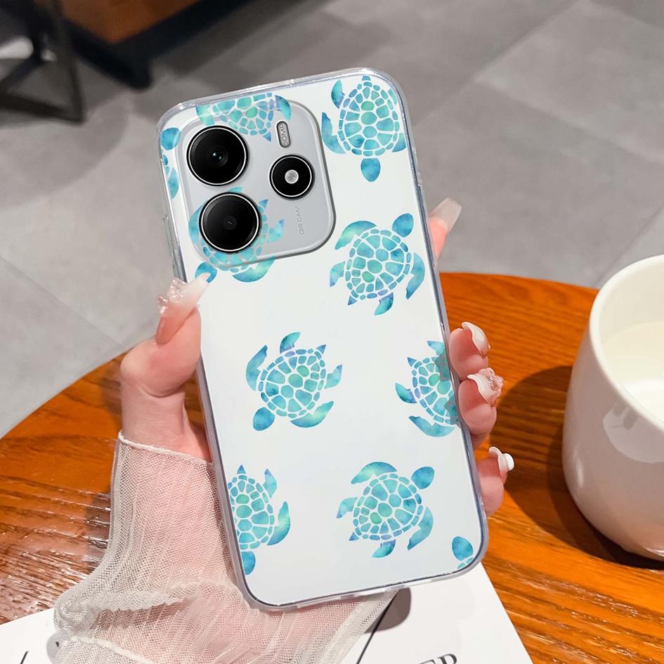 Забавные черные задние крышки для кота для Redmi Note 14 Pro Plus A3 K80 Pro A4 14R новый чехол для телефона эстетический дизайн жидкий силиконовый мягкий корпус для Redmi бампер