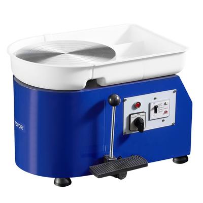 Pottery Wheel 11in Ceramic Wheel Foot Pedal Sculpting Tools Apron 350W
