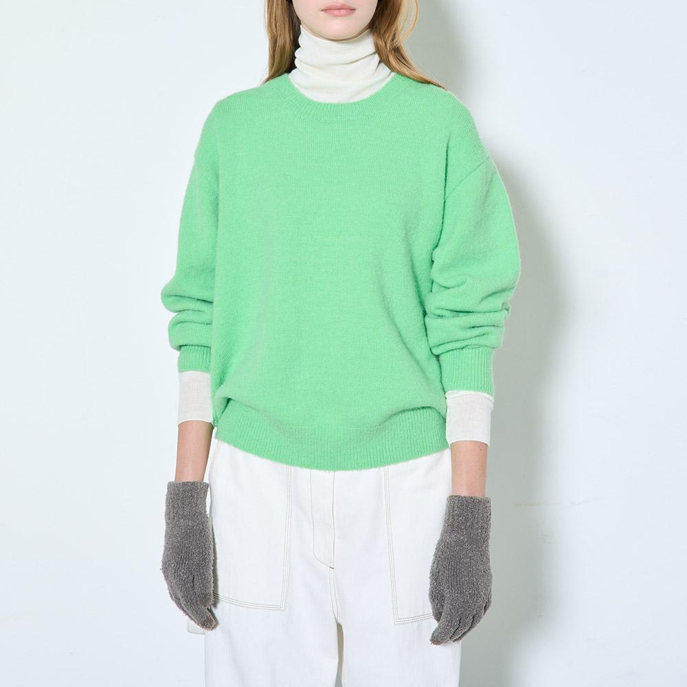 MOMEN Baby Alpaca Round Neck Knit_Xmcbl3Wa31142