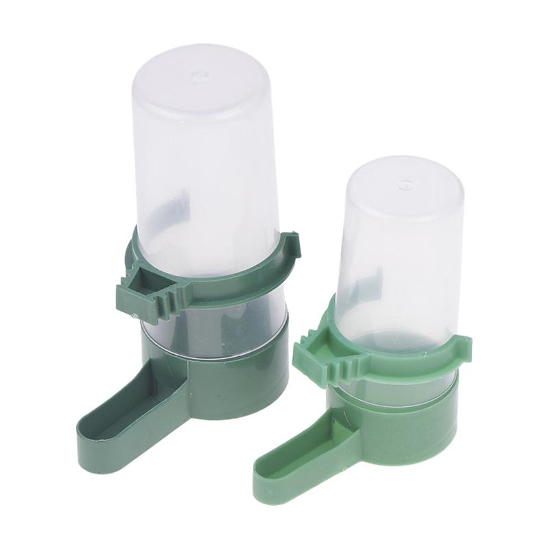 2 шт. кормушка для птиц, пластиковая, автоматическая, поилка, фонтан, бутылка для воды для попугаев, миски, принадлежности для птиц