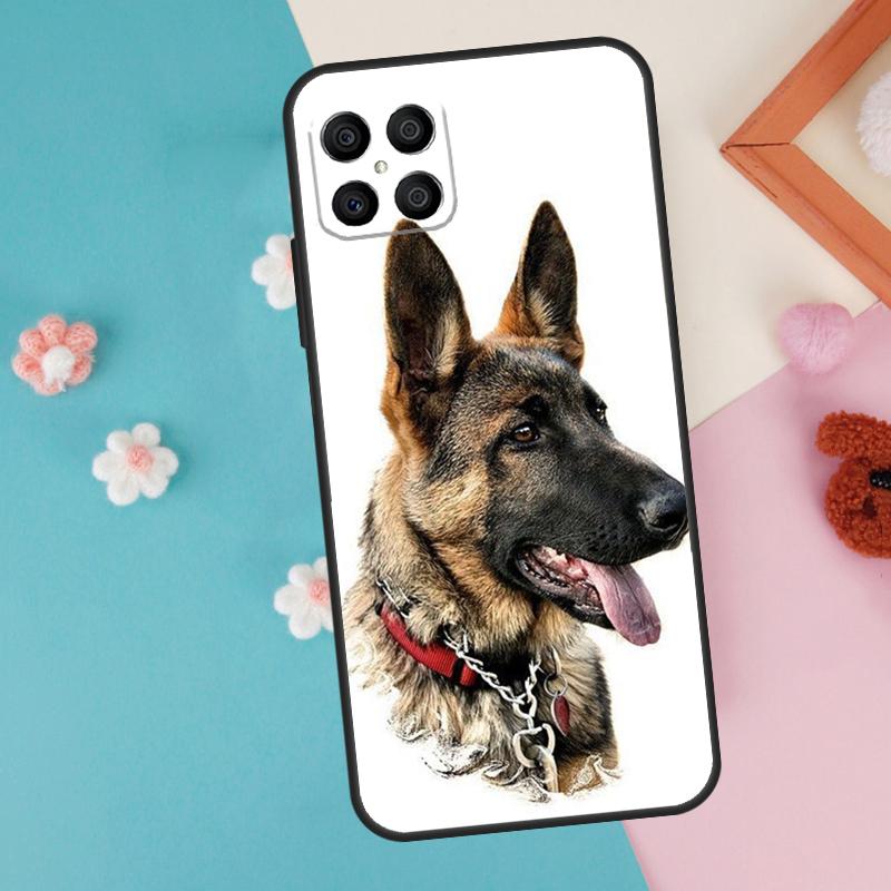 Чехол для собаки Немецкая овчарка для Honor 200 Pro 50 70 90 Lite X9a X8a X8 X9 X8b X9c X9b Honor Magic 7 5 6 Pro