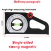 High Precision Angle Slope Measuring Instrument Magnetic Level Bubble Inclinometer Protractor Angle Finder Slope Scale Level