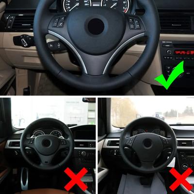 Накладка на панель рулевого колеса автомобиля для BMW 1 3 серии E87 E82 E84 E90 E92 E93 2006-2012 Декоративная крышка Наклейка-молдинг Аксессуары