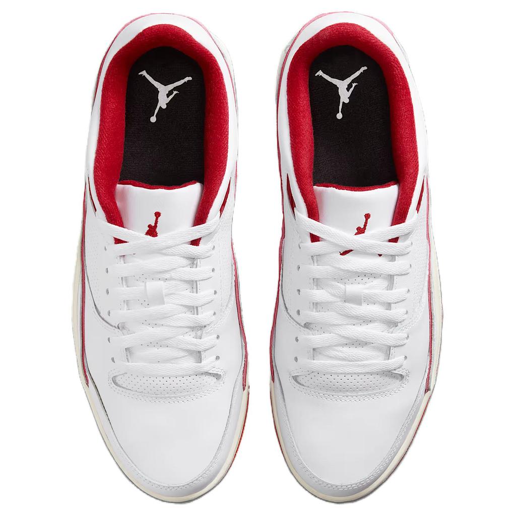 Air Jordan Flight Court Белые Красные Мужские Кроссовки Парусник Черный HF3255-106