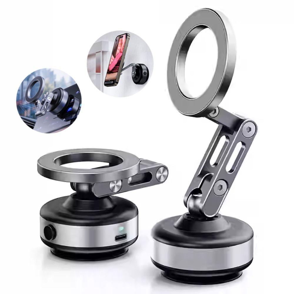 Suction Cup Tablet Stand Vacuum Adsorption Phone Bracket Magnetic Mobile Phone Holder Dashboard