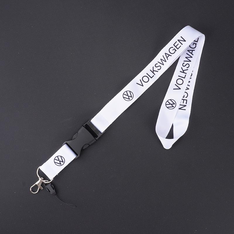 Car Lanyard Pass Work ID Mobile Neck Strap Keychain For VW Volkswagen Passat B5 B6 B7 B8 Polo Tiguan Golf Santana Touran GTI MK2 QQ8