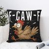 Y2K Дом Забавный К-Кар-К Курица FCAWF Украшение Наволочки Наполнитель Чехлы для Подушек Молния Разный Размер