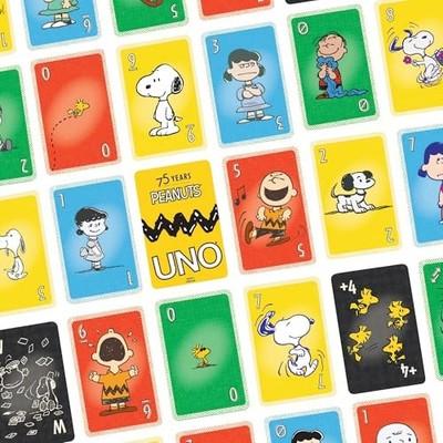 UNO Peanuts 75-летний юбилейный выпуск Снупи Карточная игра Mattel из Японии