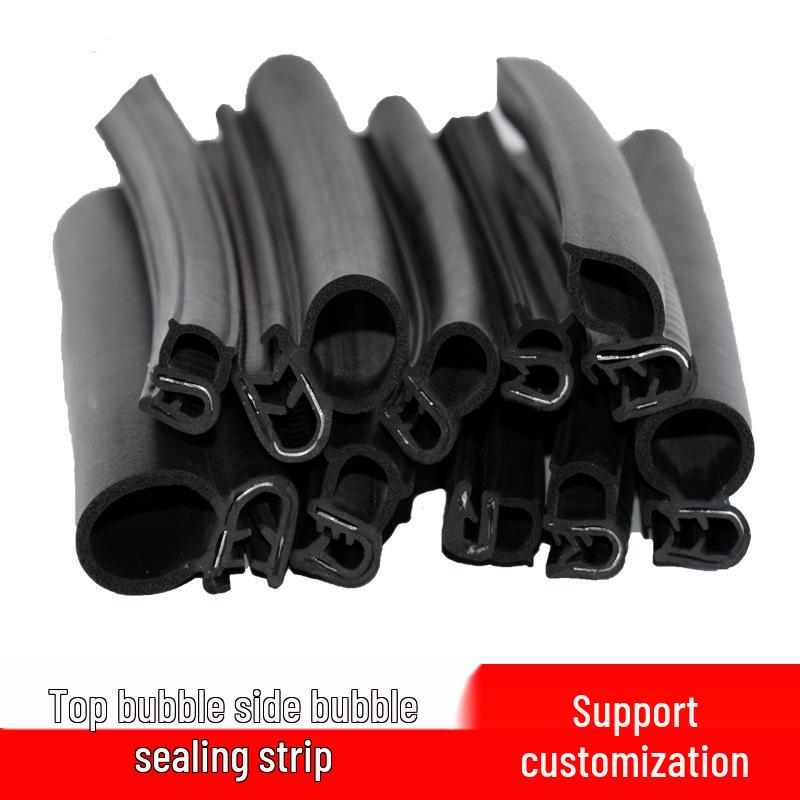 Резиновый уплотнитель U-образной формы: Пыле- и водонепроницаемая лента для электрических шкафов и дверей автомобилей