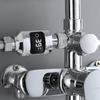 Baby Bath Thermometer C/F Waterproof LED Screen Digital Display for Hotel Kitchen Home Bathroom