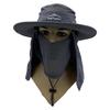 UV Protection Bucket Hat with Neck Flap for Unisex Outdoor Activities