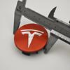 Автомобильная наклейка 2025 Новая Tesla 4 шт. ABS 56 мм Накладки на значки Tesla Model 3 Model Y Колпачки ступиц Центральные колпачки колес для Tesla Model Y X S 202