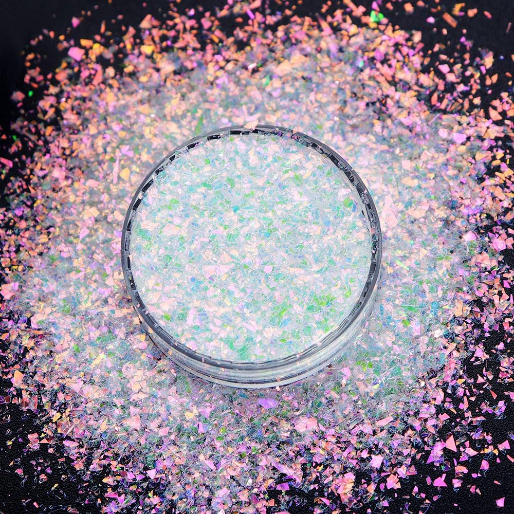 Mermaid Sequins Glitter Nail Accessories Shiny Irregular Fine Pieces for Gel Nail Tips Decoration Manicure Professional Supplies