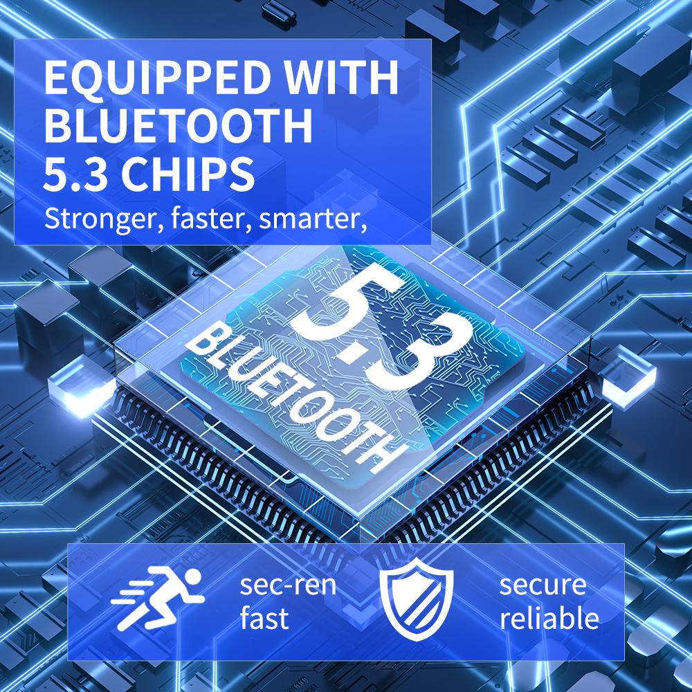 ЖК-дисплей, мотоциклетная Bluetooth-гарнитура для шлема, водонепроницаемая шумоподавляющая BT 5,3, мотоциклетные наушники, велосипедные наушники