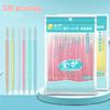 100pcs Double-headed Dental Floss Interdental Toothpick Teeth Sticks Tooth Clean Oral Care Interdental Brush