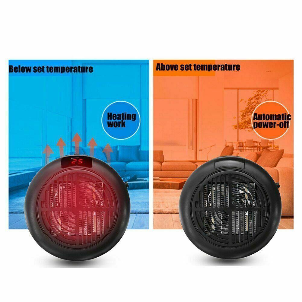 Winter Electric Heater 900W Fast Heating Household Wall Handy Heating Stove Radiator Mini Hands Warmer Machine Can Remote Control