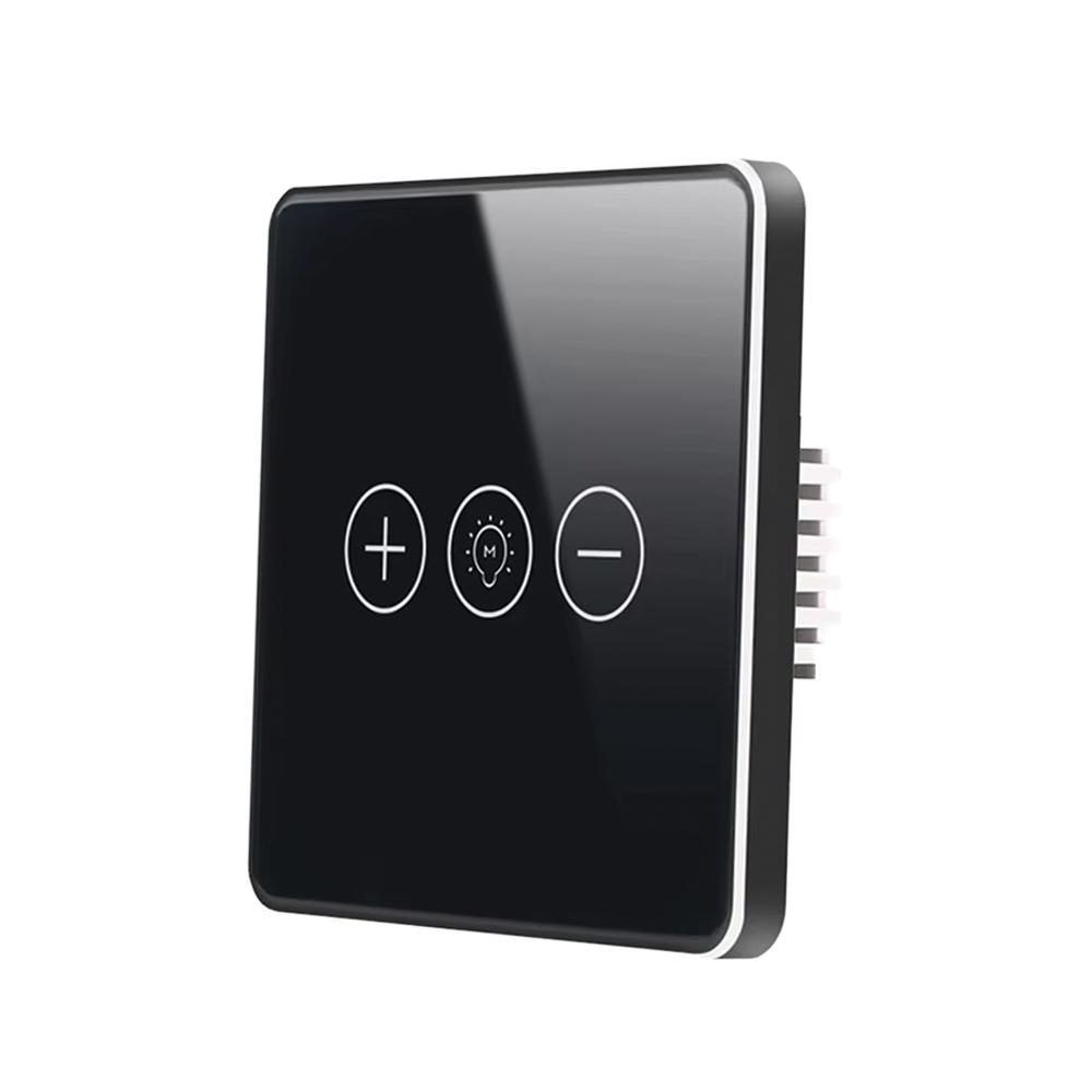 2026 Hot Selling New Smart 3D Glass Double Pole Touch Panel Wall Switch Remote Control WiFi Smart Home 10A