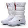 Winter Plush Women's Snow Boots Non-slip and Warm Mid-tube Thickened Casual Cotton Boots Non-slip Large Size Women's Cotton Shoes