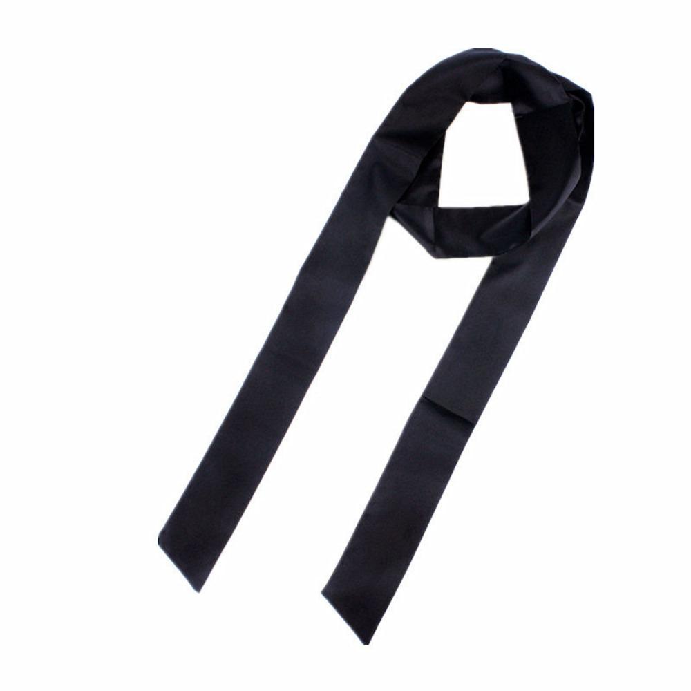 Waistbands Silk Scarf Solid Color Ribbon Knot Rope Fashion Long Scarf Ladies