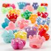 Assortment of Plastic Beads with Different Shapes and Colors. Ref 618000