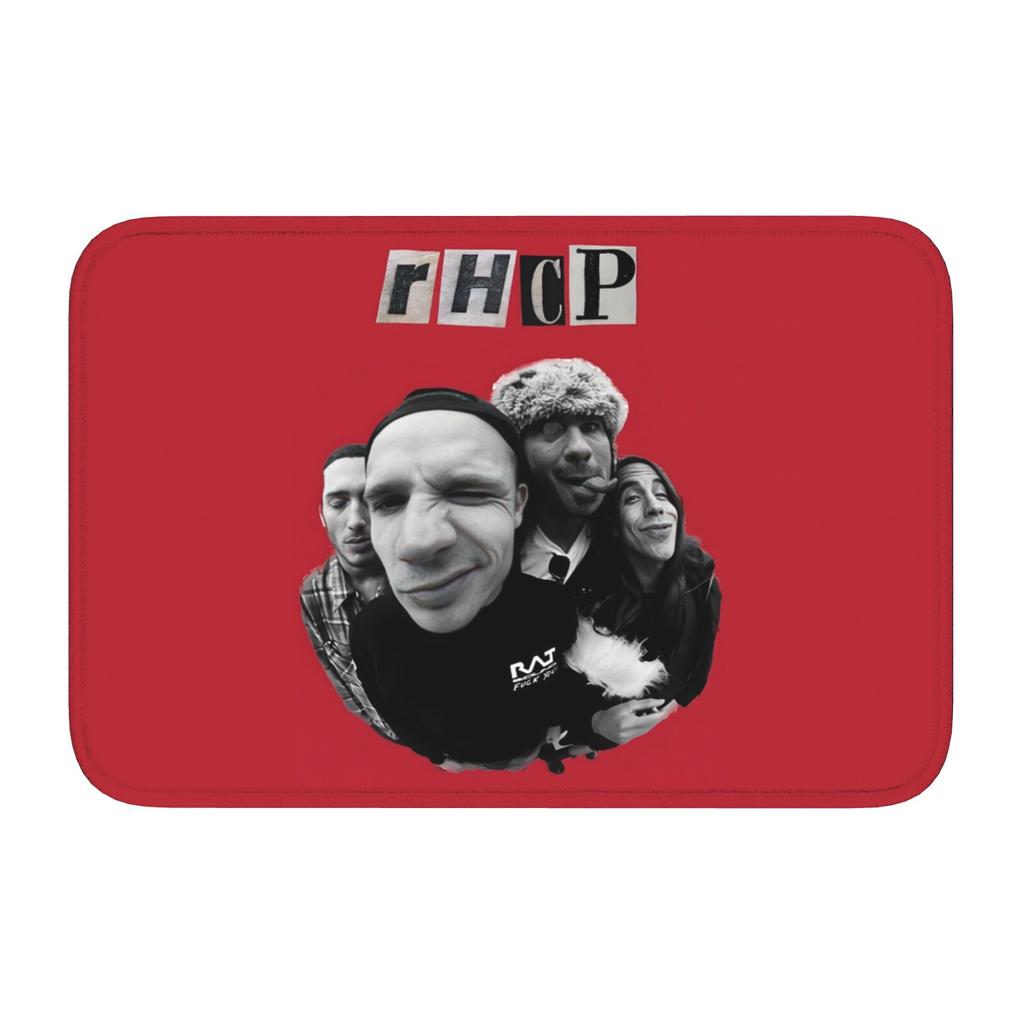 Personalized Red Hot Chili Peppers Rock Band Doormat Mat Anti-Slip Bath Kitchen Bedroom Rug Carpet 40*60cm