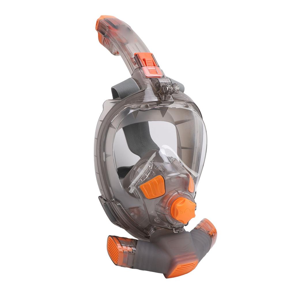 Очки для сноркелинга с полным лицом, поликарбонатные силиконовые, антизапотевающие, панорамный обзор на 180 градусов, очки для сноркелинга с