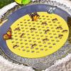 20cm Bee Water Catcher Cups Tray Bee Drinking Station Bee Watering Feeder Honeycomb Beekeeping Setups Luring Insets Waterer