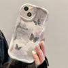 Арт бабочка подходит для чехла на мобильный телефон Apple 17Promax iPhone15 женский 14 кремовый узор 16Promax новая модель