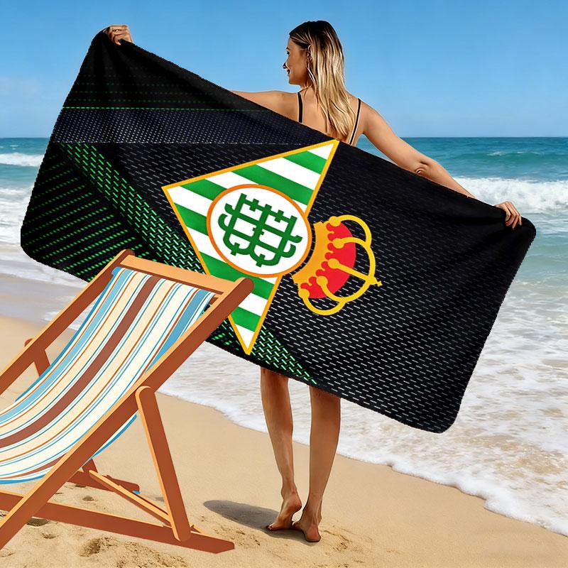 Betis poster Beach Towel, Large Soft Quick Dry Towel for Beach Camping Swimming