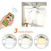 Ceiling Fans with Lights 16.5'' Ceiling Fan with Remote Control 3 Modes Fan Speed & Lamp Brightness Ceiling Fan