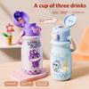 Gianxi Children's Insulated Cup Portable Water Bottle for School Primary School and Kindergarten Straws Water Cup Insulated Cup