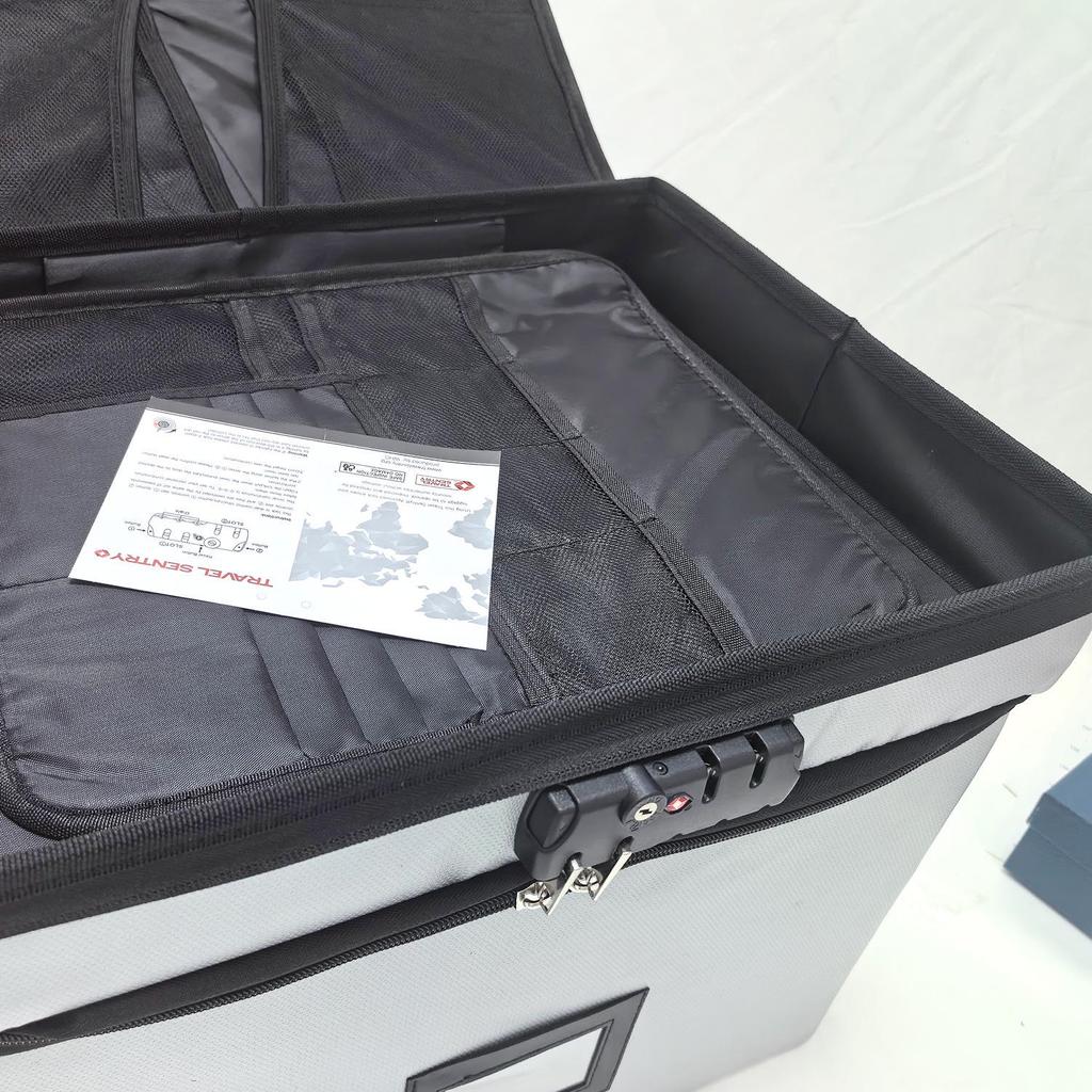 Водонепроницаемый Огнестойкий Органайзер для Документов с Замком TSA и Папками