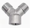 1/4" 3/8" 1/2" 3/4" 1" 1-1/4" 1-1/2" 2" BSP Резьба внутренняя Y-образный 3-ходовой Соединитель Муфта Разветвитель Трубопроводная арматура из нержавеющей стали 304