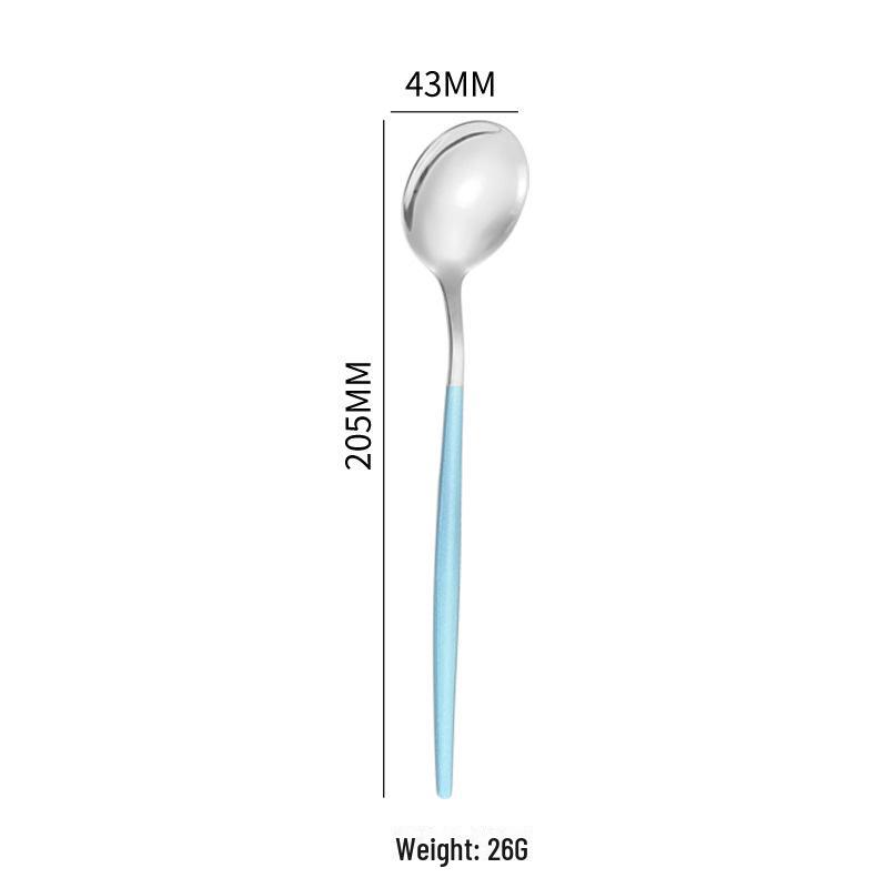 Набор ложек и вилок из португальской титановой позолоченной нержавеющей стали