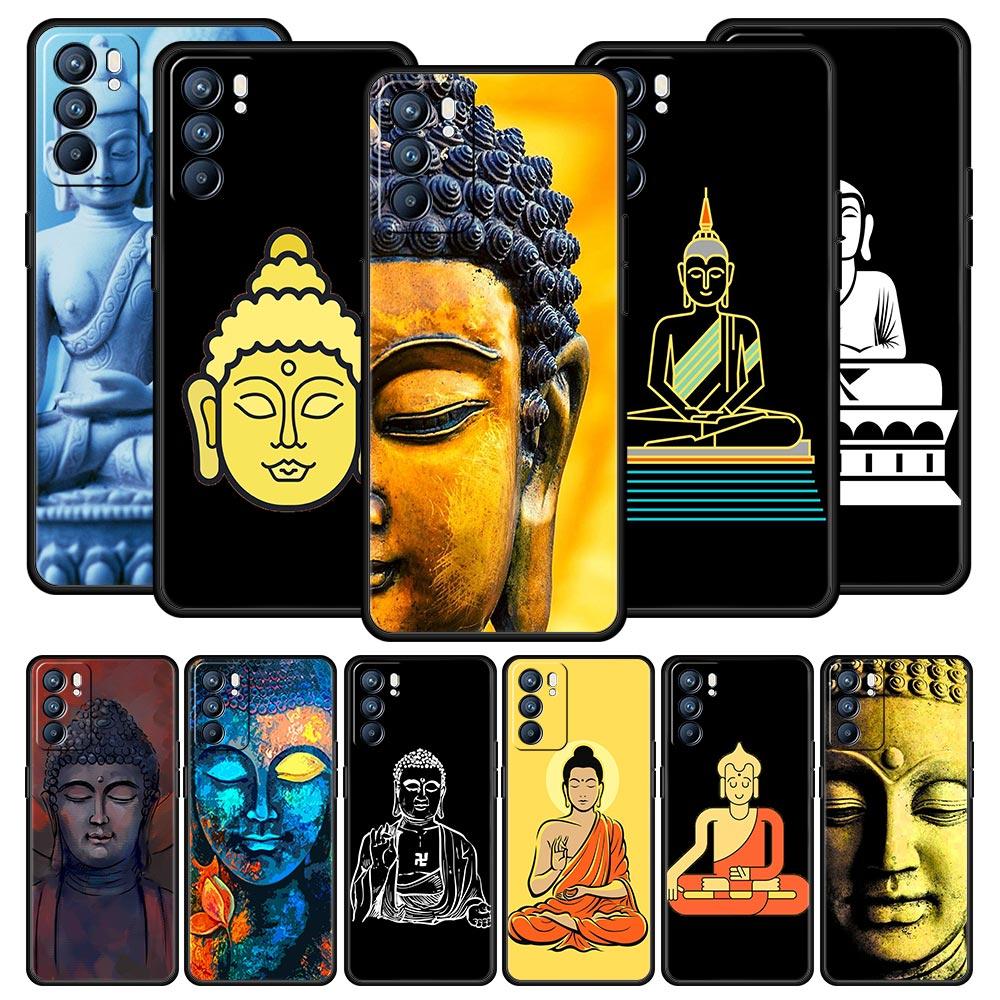Чехол для телефона Mandala Chakra Gautama Buddha для Oppo Find X5 A54 A53 A52 A9 2020 A15 A95 A16 A76 A12 Reno7 SE Reno6 Pro 5G
