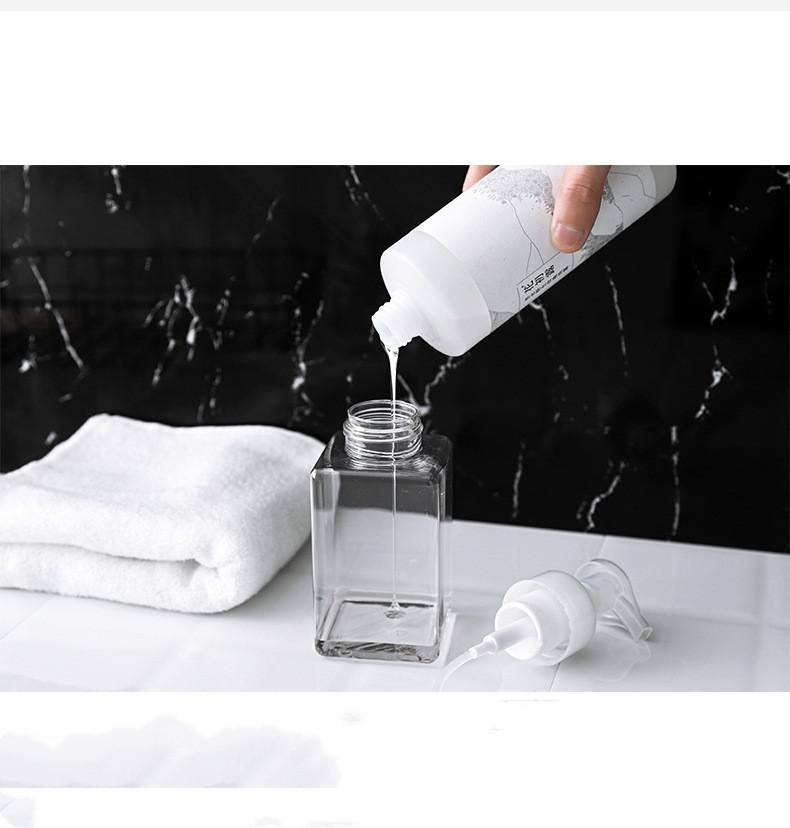 250/400ml Foaming Bottle Bathroom Portable Soap Dispensers Liquid Soap Shampoo Pump Bottles Bathroom Accessories