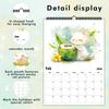 1pc, 2026 Cartoon Cute Cat Theme Calendar, 12 Different Designs, Wall Calendar, Birthday, Christmas, New Year Gift, US Standard