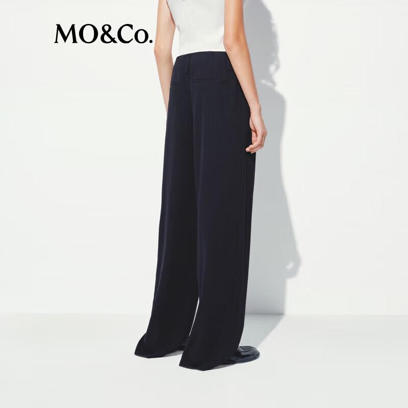 MO&Co. C+ Series Sporty Patchwork Wide-Leg Trousers