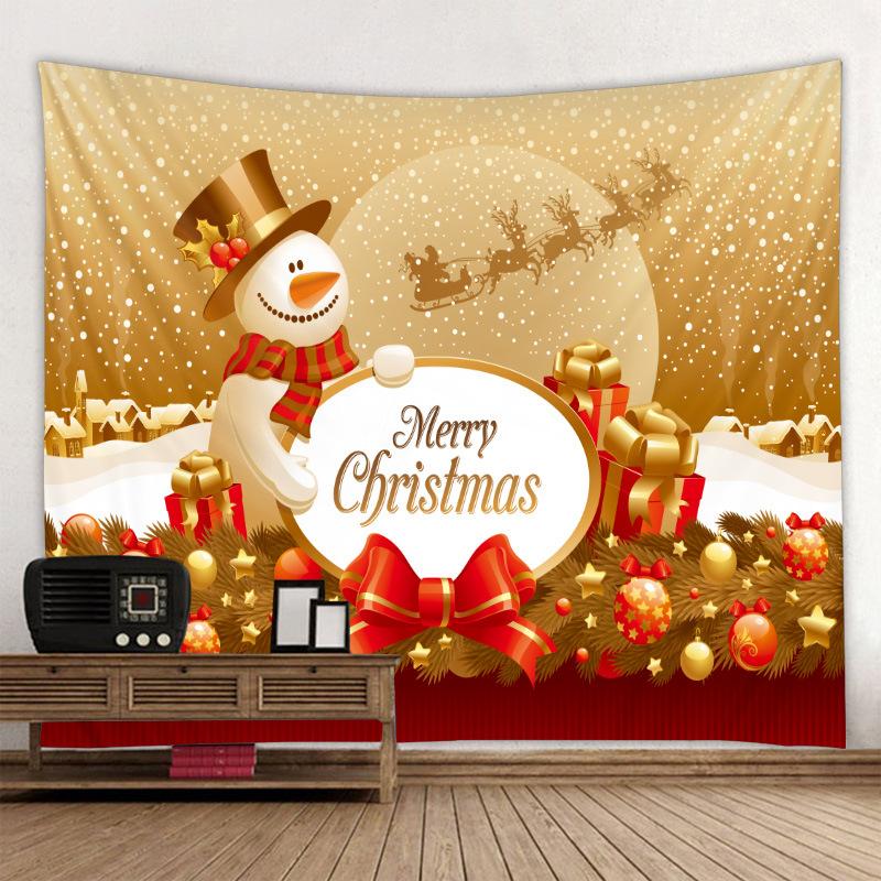 Tapestry Home Christmas Tapestry Fireplace Background Cloth Christmas Tapestry Wall Room Decoration Tapestry