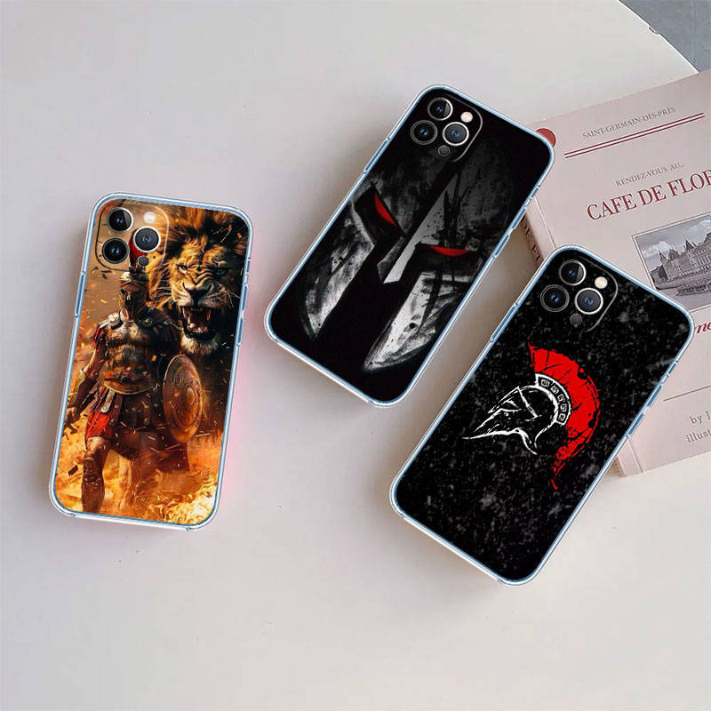 IR25 Spartan Warrior Phone Case for Motorola Edge 20 30 S30 40 50 Fusion Lite Plus Pro Neo Ultra One Power Action Macro Hyper Vision Zoom