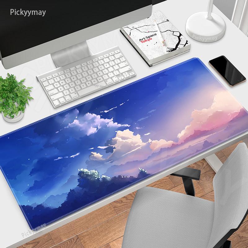 Cat Plant Large Mouse Mat Gaming Mousepad Big Gamer Mousepads Rubber Keyboard Mats Office Desk Pad HD Print Mouse Pads x