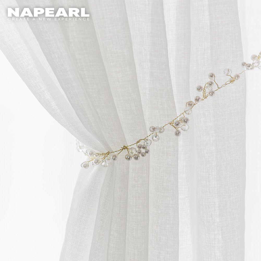 1 шт. NAPEARL Простой Элегантный Тюлевый Прозрачный Шторный Однотонный Экран для Окна для Гостиной Спальни Домашнего Декора